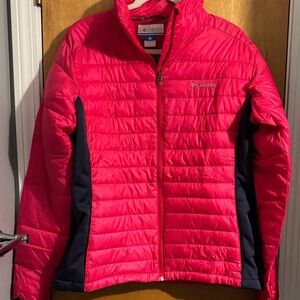 Columbia Fuchsia and Navy Jacket perfect condition.